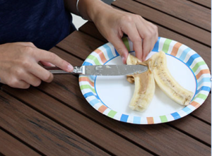 Frozen Banana Kabob