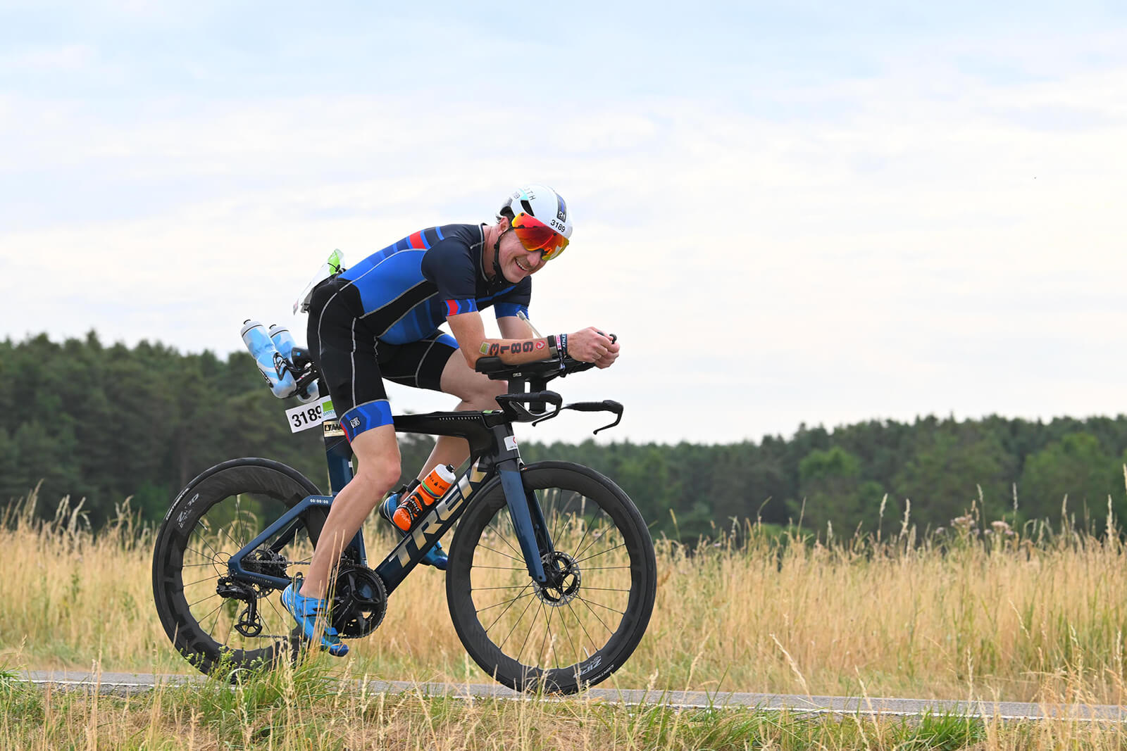 Athlete riding bike Athlete riding bike